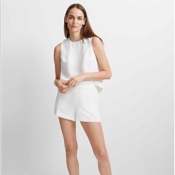 Club Monaco Pants - NWOT Club Monaco white Lyndsey romper size 0!